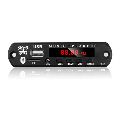 12V MP3 WMA Decoder Board MP3 Decoder Wireless Audio Module USB TF Radio For Car Remote Music Speaker