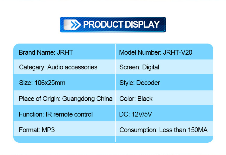 Factory 2023 China Cheapest  FM Radio Audio car MP3 Screen Card Player Decoder Board Kit USB, TF, AUX