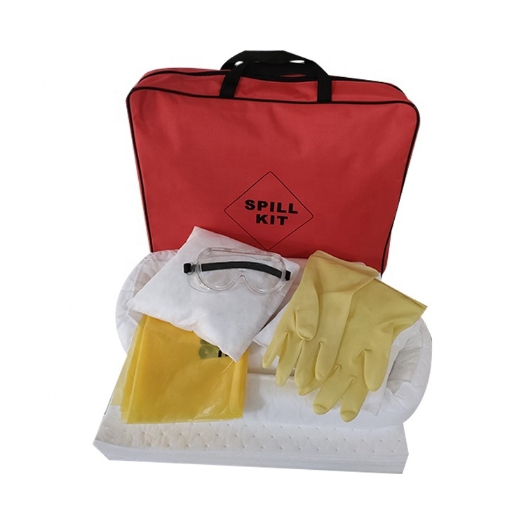 45L portable white color oil spill kits for tank truck