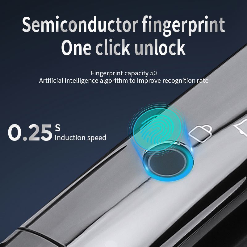 New Design Fingerprint Pad Lock With Great Price