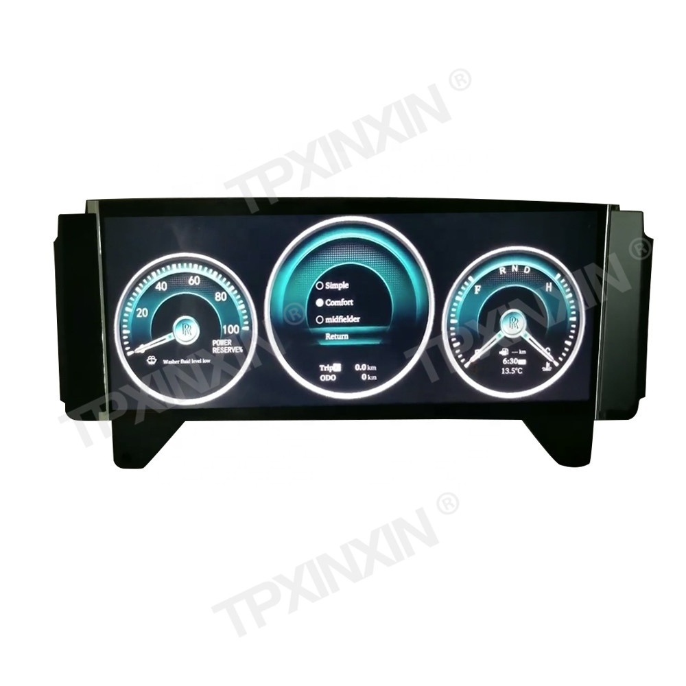 Digital Cluster Virtual Cockpit For Rolls Royce Ghost Phantom 2004-2013 Car Upgrade Refit Dashboard Player Speed Meter Screen