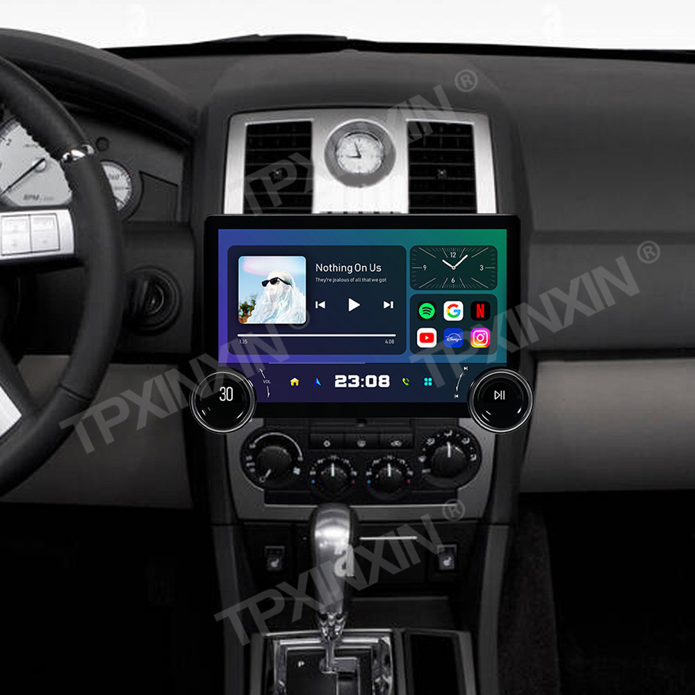 Android 13 Radio For Chrysler 300C 2004 - 2008 Car stereo double knobs Multimedia Player Carplay Auto GPS navigation 2DIN NO DVD