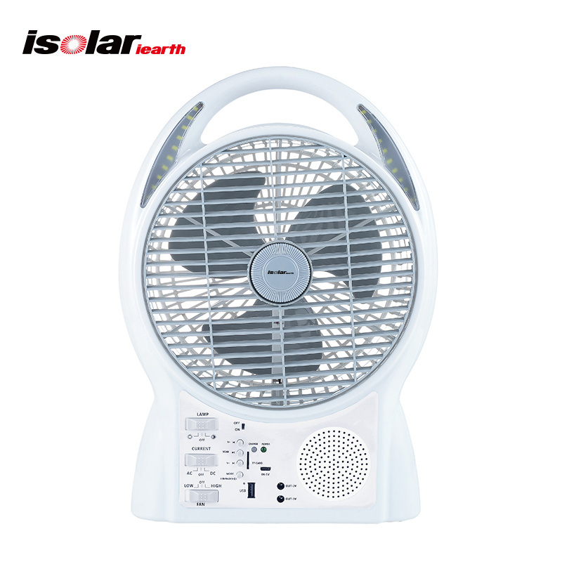 Camping Portable Mini Usb Electric 12v Dc Rechargeable Solar Fan With Solar Panel