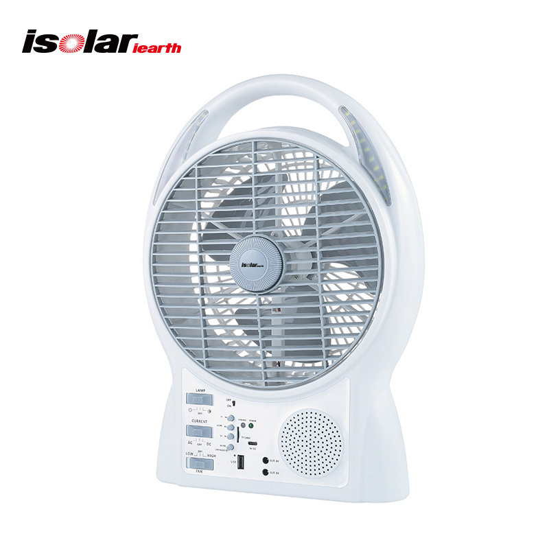 Camping Portable Mini Usb Electric 12v Dc Rechargeable Solar Fan With Solar Panel