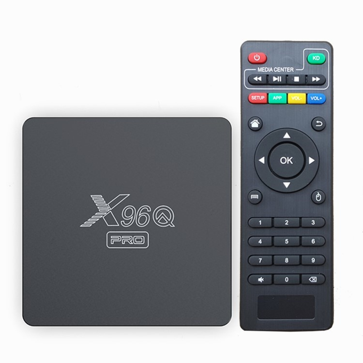 Best TV BOX factory supply high quality design X96 Q pro tt tv box android 4k player set top tv box x96Q pro