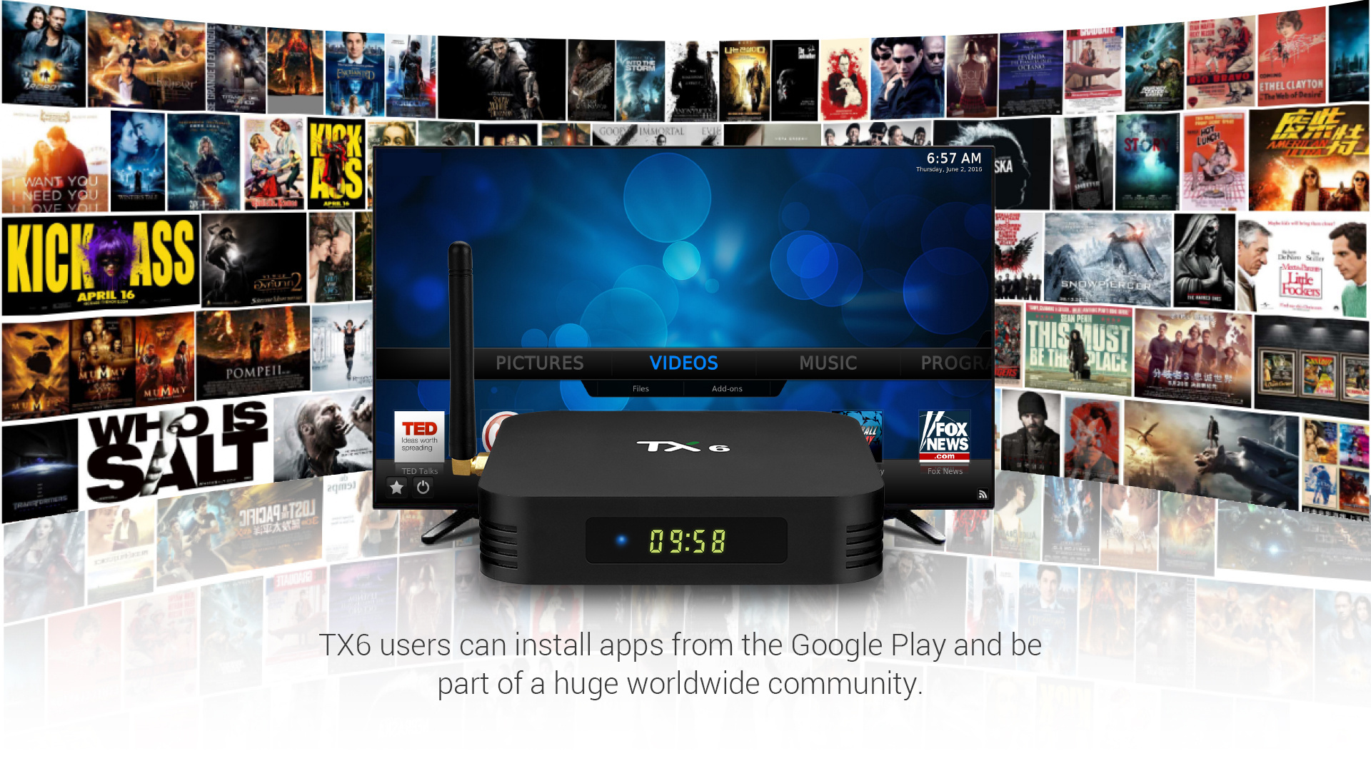 Factory TX6 Allwinner H6 4K Android TV box Quad core Android 9.0 IPTV M3U 4gb+32gb Android Tv Box