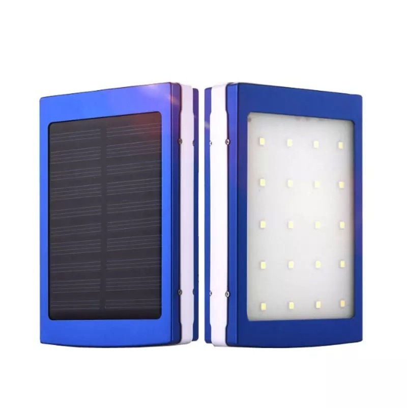 High Capacity  Solar Power Bank Customized Mobile Phone Charger With 20 LED Flashlight Power Bank