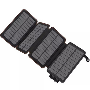 20000mAh Power Charger High Capacity 30000Mah Solar Mobile PowerBanks with Dual USB and Solar panel for outhouse Charging