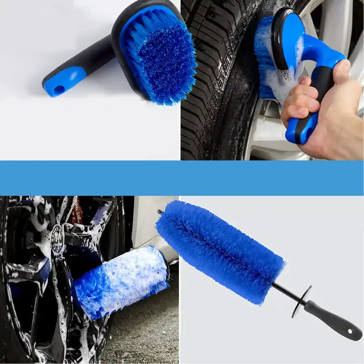 Portable 14PCS car wash accessories kit car cleaning towel sponge brush bucket car cleaning tools set