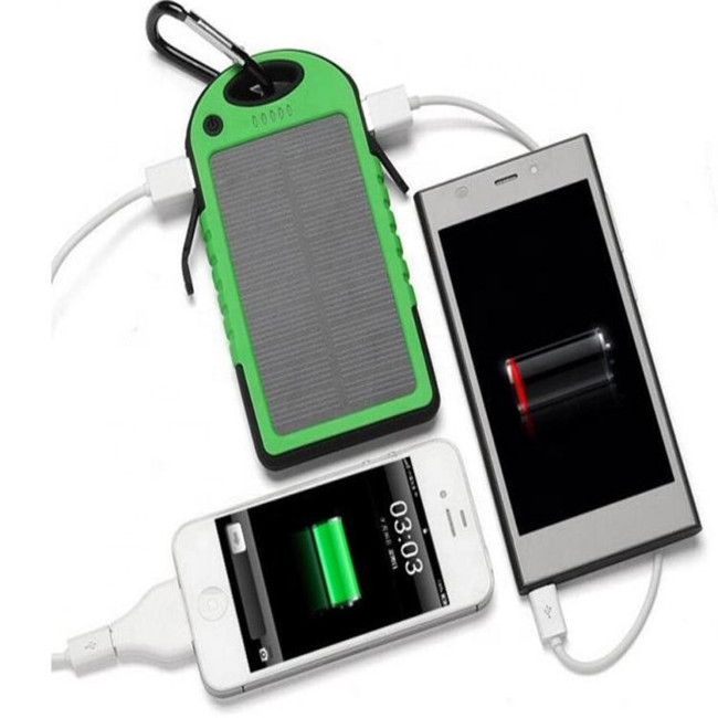 Gadgets 2024 Solar Charger Power Bank Window 5000mAh Capacity Bank Charger