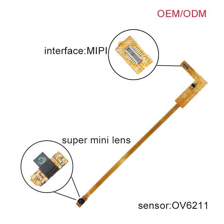 HZ OEM Low-Power OV6211 OmniVision HD CMOS Sensor 90degrees Wide angle Lens mini mipi Interface camera module 400*400