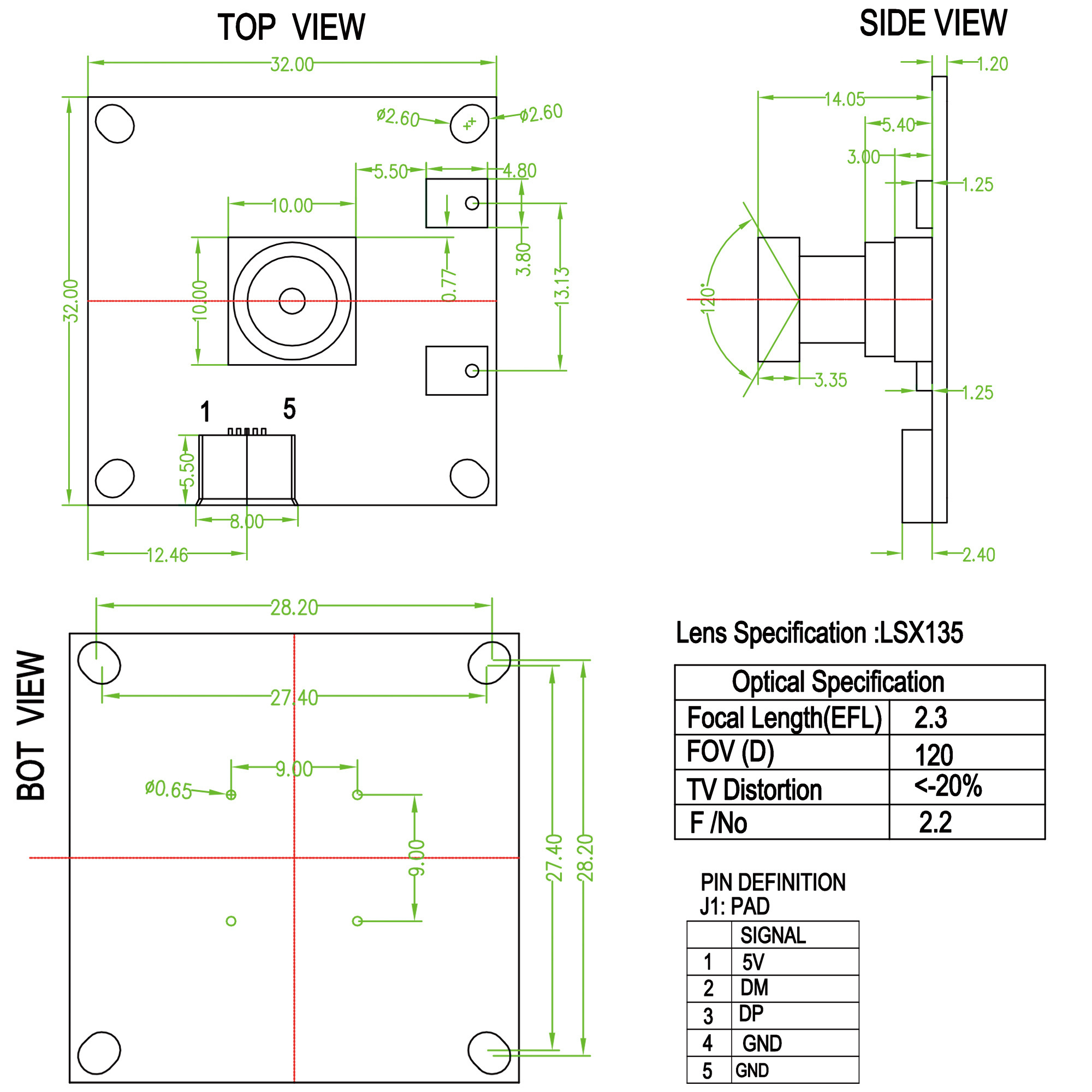 Factory Price 1080P 60FPS Global Shutter Camera OV9281 Camera Module PC Multimedia Tablet USB MIPI Csi Camera Module