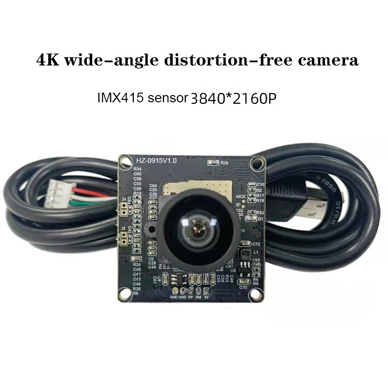 OEM IMX415 4K H.264 UVC 8MP CMOS Sensor IR Infrared USB Industrial Surveillance Camera Module