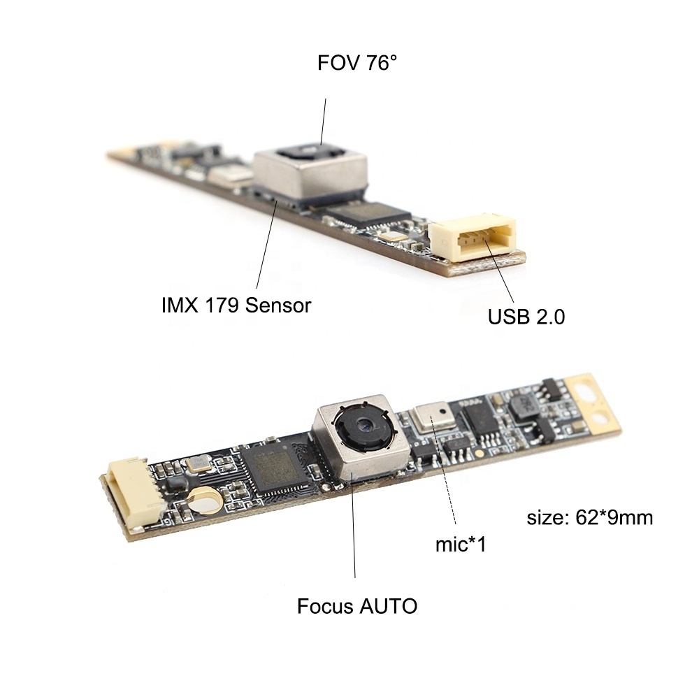 OEM UVC AF FF 8megapixel RGB Image Acquisition 4K camera sensor modules usb 120degree Security System IMX179 Webcam Module