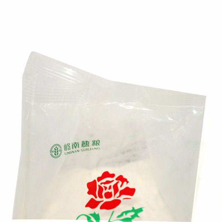 PET/PE Plastic stand up wheat flour rice packing 500g 1kg bag food packaging moisture barrier bags