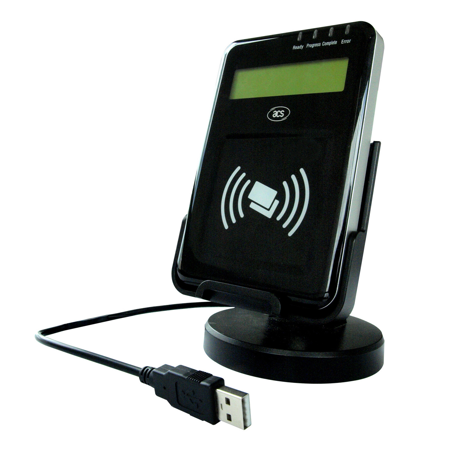 Visual Vantage 13.56 MHz NFC USB Access Control System Rfid Card Reader With LCD ACR1222L