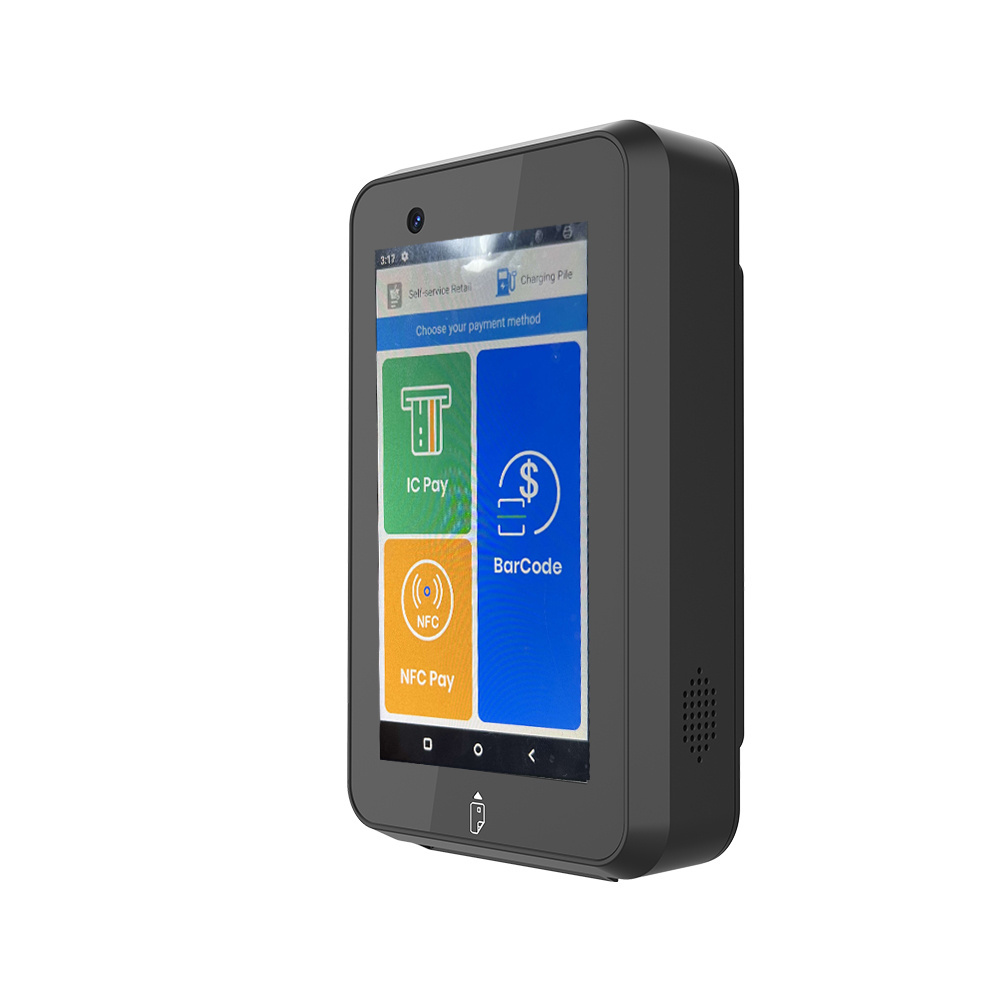 IP54 IK08 Outdoor Checkout Contactless Unattended Android Sales Payment Terminal for Vending Parking Claw Machines CM30