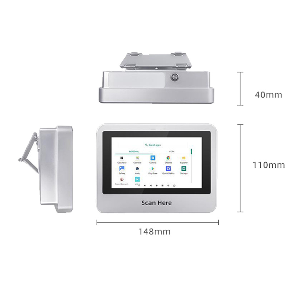 Newest Price Pos System Wall-mount Touch Screen Android Price Checker with Barcode Scanner ER200