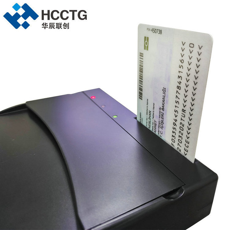 ICAO 9303 Travel Documents Reader MRZ/OCR/RFID Passport Scanner PPR100 Plus