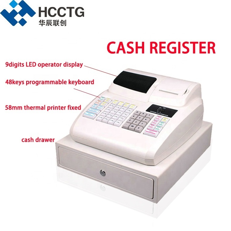 High Quality 48 Keys Automatic Electronic POS Cash Register ECR-100