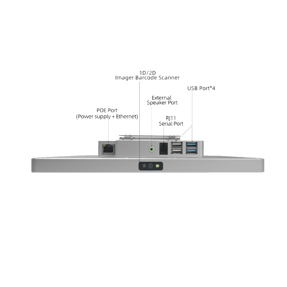 4G +64G 10-inch Touch Screen Wall Mounted Self-service Android Kiosk Price Checker Barcode Scanner for Supermarket ER220