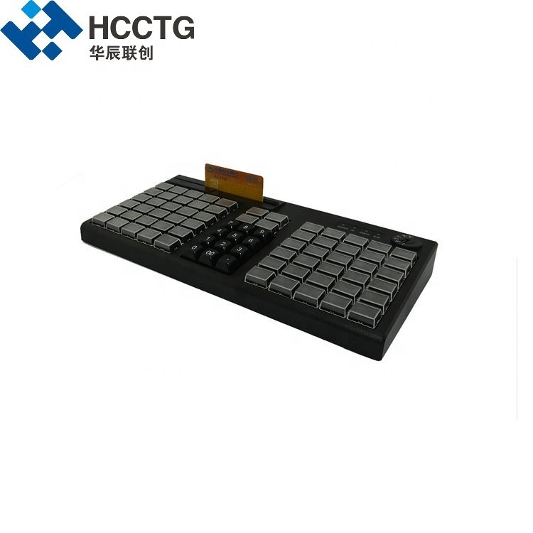 USB Magnetic Programmable Keyboard With Smart Card Reader MSR KB76M