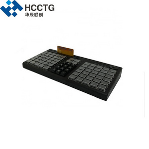 USB Magnetic Programmable Keyboard With Smart Card Reader MSR KB76M