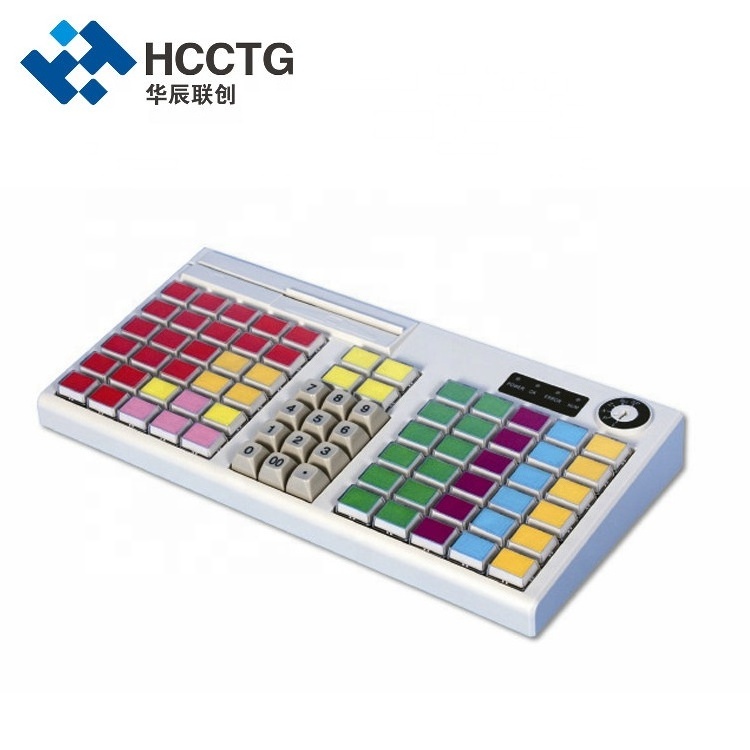 USB Magnetic Programmable Keyboard With Smart Card Reader MSR KB76M