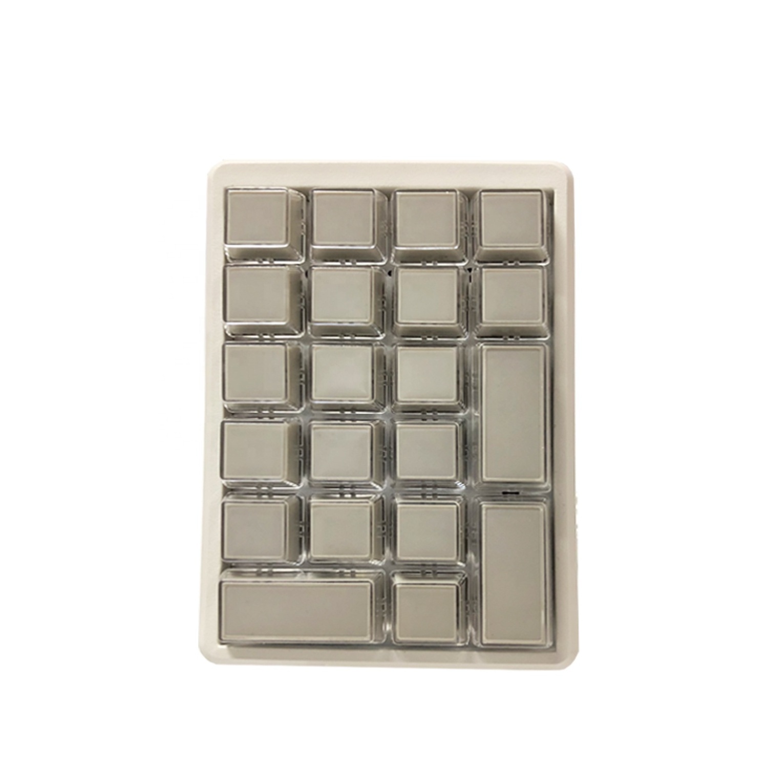 21 Keys Numpad POS Numeric Programmable Membrane Custom Mini Keyboard with USB KB21U