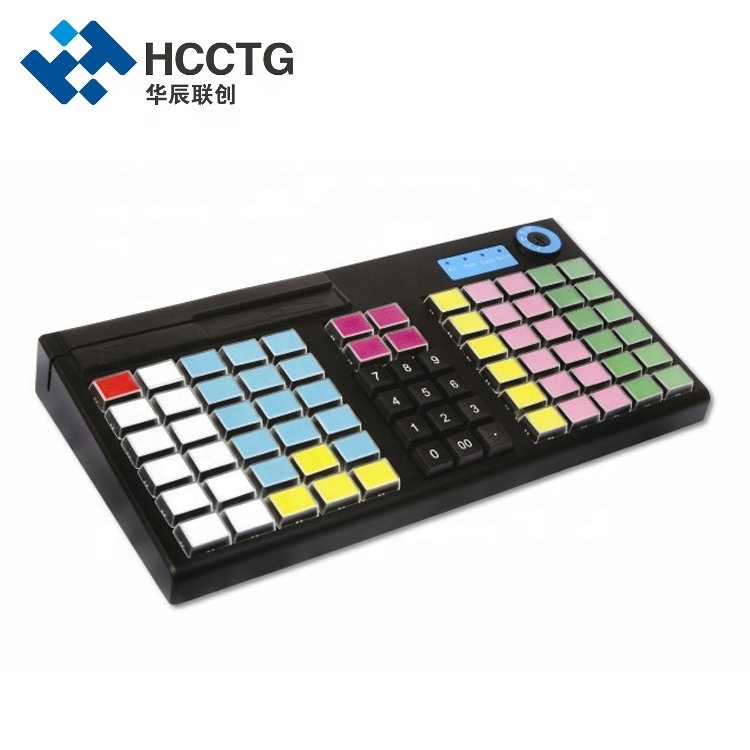 USB Magnetic Programmable Keyboard With Smart Card Reader MSR KB76M