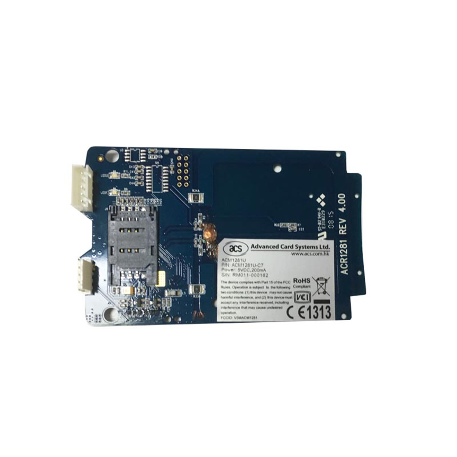 RS232 NFC Contactless Smart Card Reader Module lector de tarjeta For Kiosks ACM1281S-C7