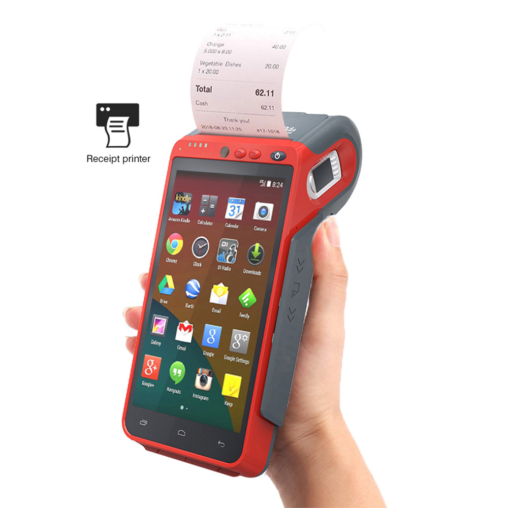 Handheld Portable Android 7.0 Online POS Machine With Fingerprint Reader Mobile POS Terminal HCC-Z100