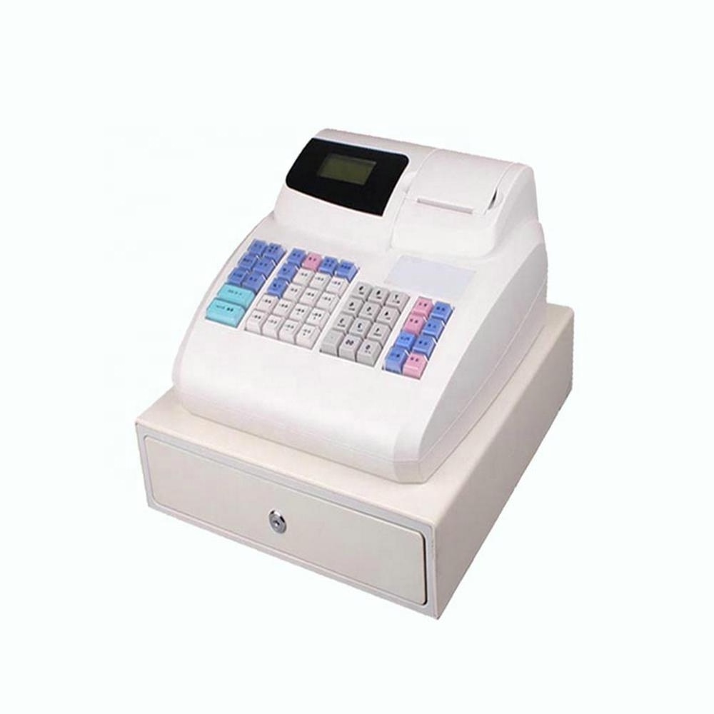 48 Keys Digital Cheap POS Machine Electronic Cash Register for Sale With 9V Cash Drawer ECR800