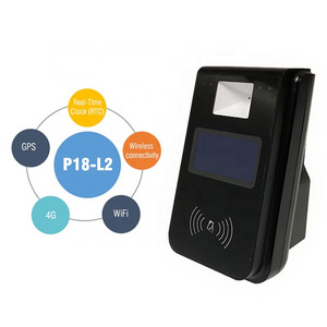 Public transportation payment system bus ticketing POS machine bus validator with qr code bus payment terminal P18-L2C