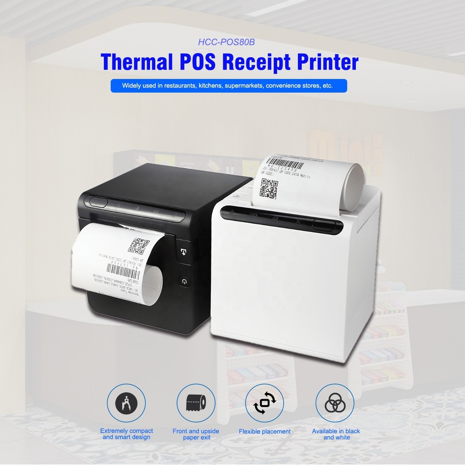 LAN POS 80 Printers Thermal Driver Download POS Printer 80mm HCC-POS80B