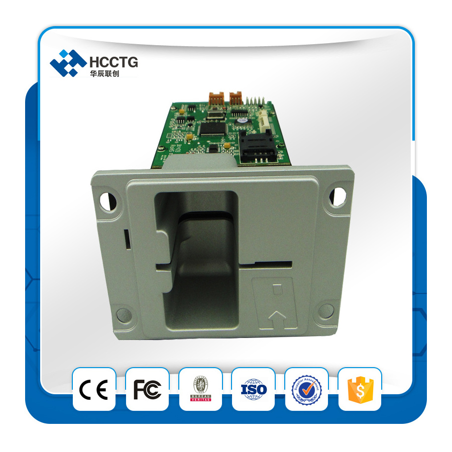 Bank ATM Machine Magnetic RFID IC Manual Insertion Card Reader with ...