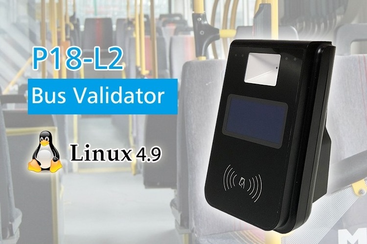 POS payment terminal automatic ticketing bus fare collection validator P18-L2C