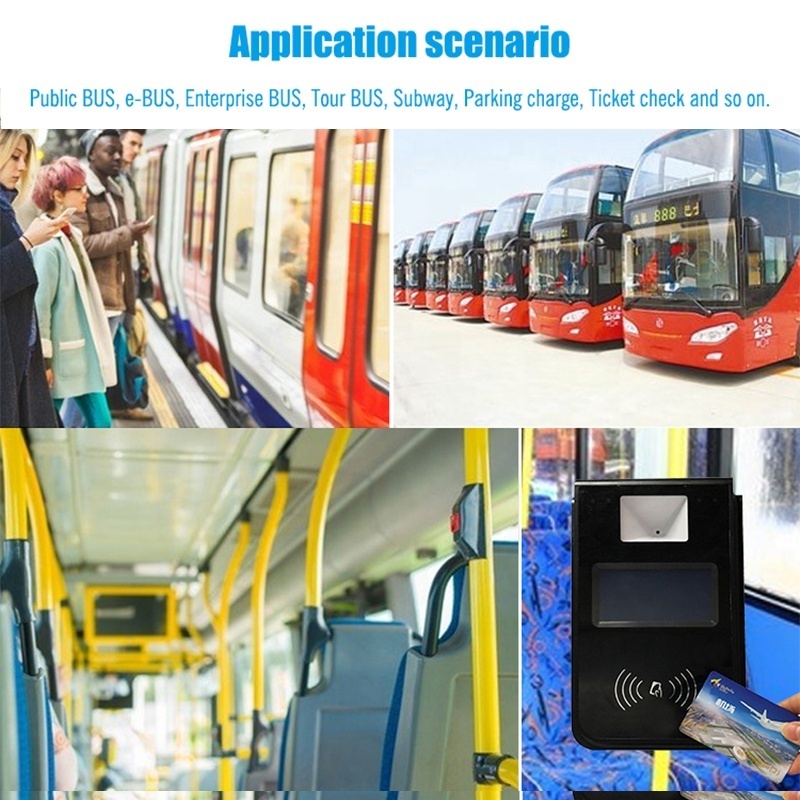 Payment System Rfid Smart Card Reader Validator Bus Ticketing Machine P18-L2C