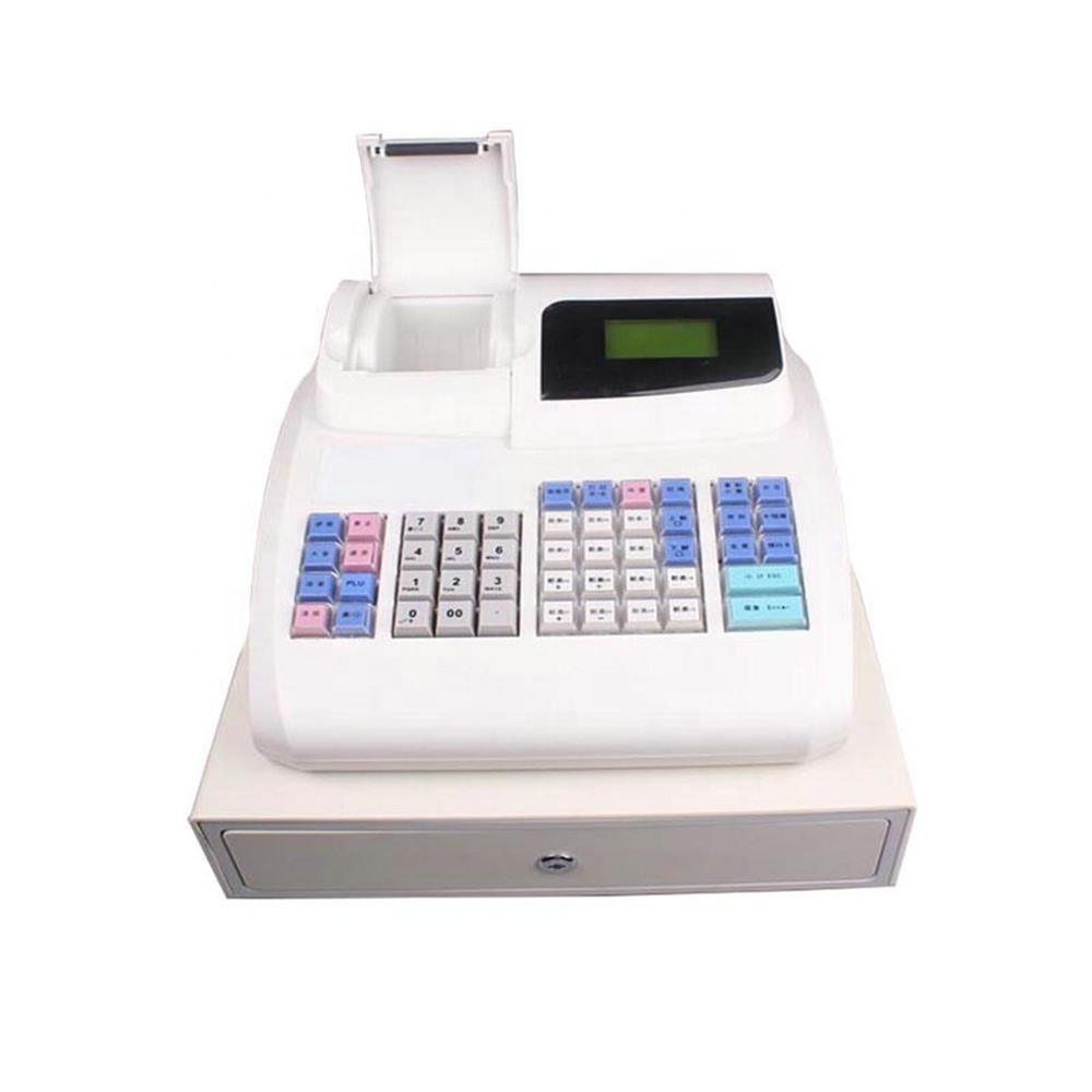 48 Keys Digital Cheap POS Machine Electronic Cash Register for Sale With 9V Cash Drawer ECR800