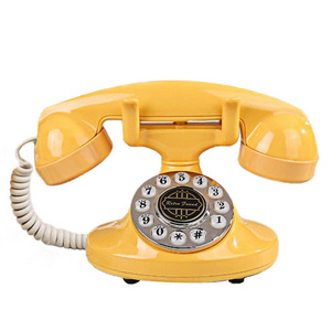 Vintage Phone Telephone Home Decor Antique Phone With Rj11 Cable Retro Landline Phone Corded Telephone