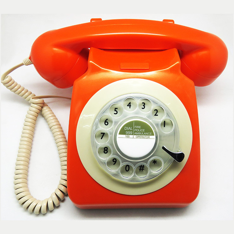 Hot Selling Product Vintage Push Button Phone Dial Pad Antique Telephone