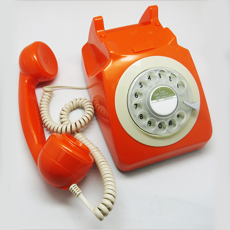 Hot Selling Product Vintage Push Button Phone Dial Pad Antique Telephone