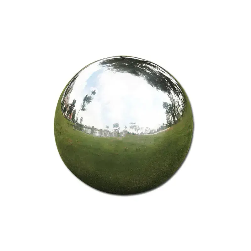 Alkali - and corrosion-resistant decoration hollow stainless steel hemispheres with heat - coated mirror surface