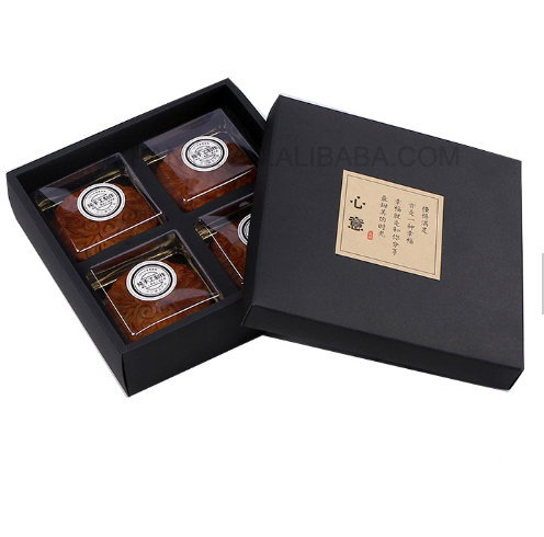 Customized Printing Logo Cardboard Chocolate Boxes With  Dividers lid and  based  Chocolate Packaging Box