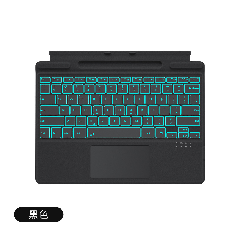 For Microsoft Surface Pro 7 12.2 wireless Keyboard with touch pad and RGB Rainbow backlight keyboard tablet protect cover case