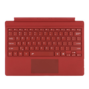 For Microsoft Surface Pro 7 Wireless Keyboard With Touchpad 7 Color Backlit Rechargeable And Detachable Keyboard