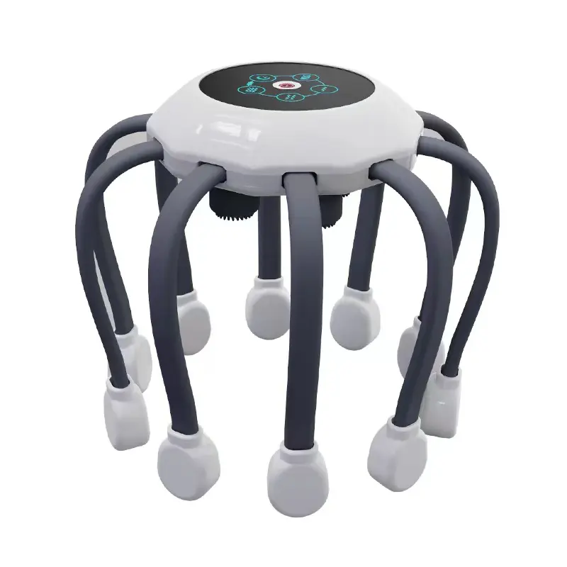 New Arrivals Spider Soft Vibration Relax Electric Silicone Massage Scalp Massager Octopus Head Massager