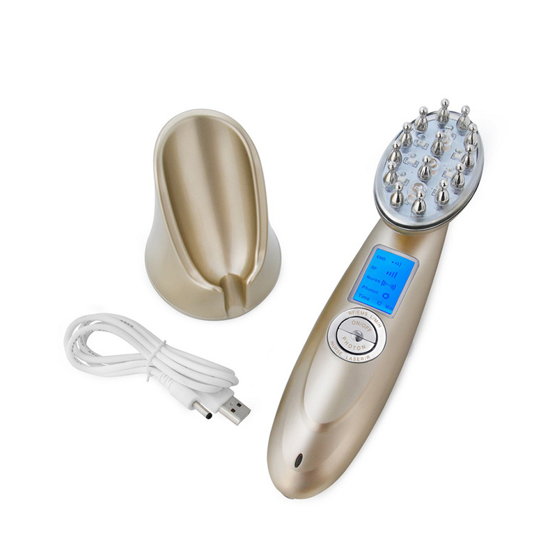 2022 Hair Loss Brush Laser Photon Microcurrent Function Hair Regrowth Comb