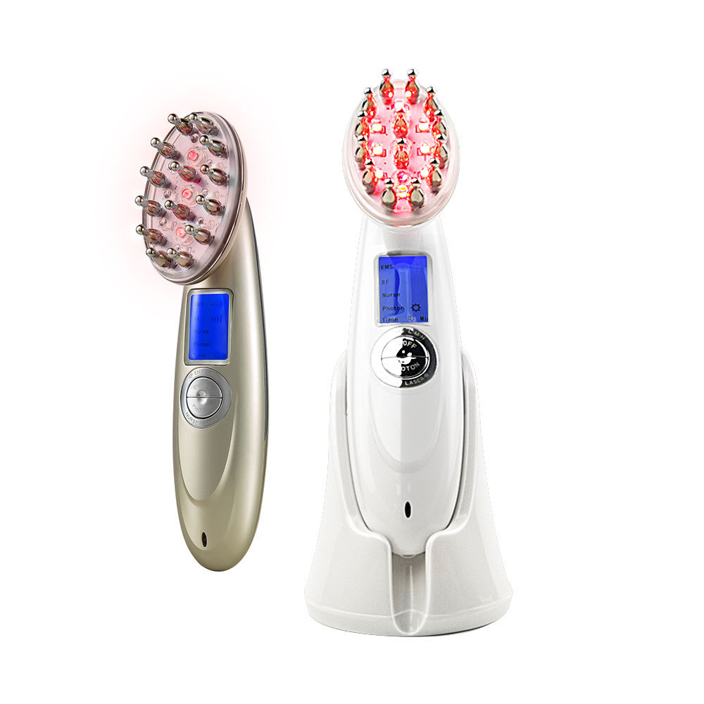 2022 Hair Loss Brush Laser Photon Microcurrent Function Hair Regrowth Comb