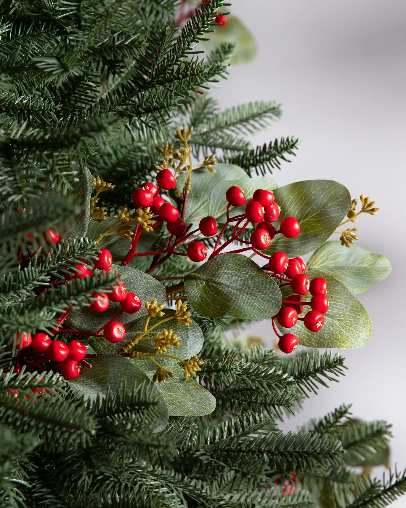 Christmas Tree Picks and Sprays rami di natale berry tree berry branch picks sugared pearl snowy picks